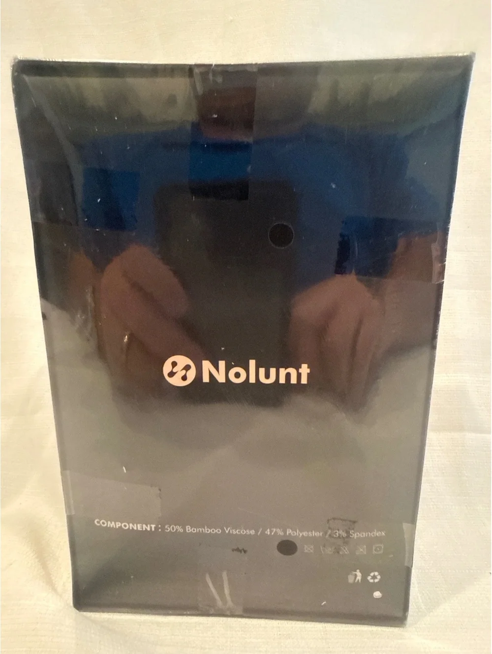 Nolunt Bamboo Viscose Diabetic Socks, 6 Pairs size L